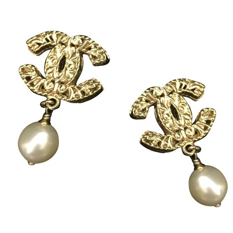 Boucles d'oreilles Chanel Femme Luxe Occasion 